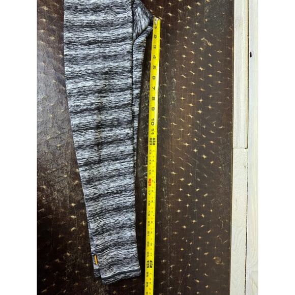 Gray & Black Space Dye Leggings XS/TP High Rise Athleisure Workout - Picture 4 of 4